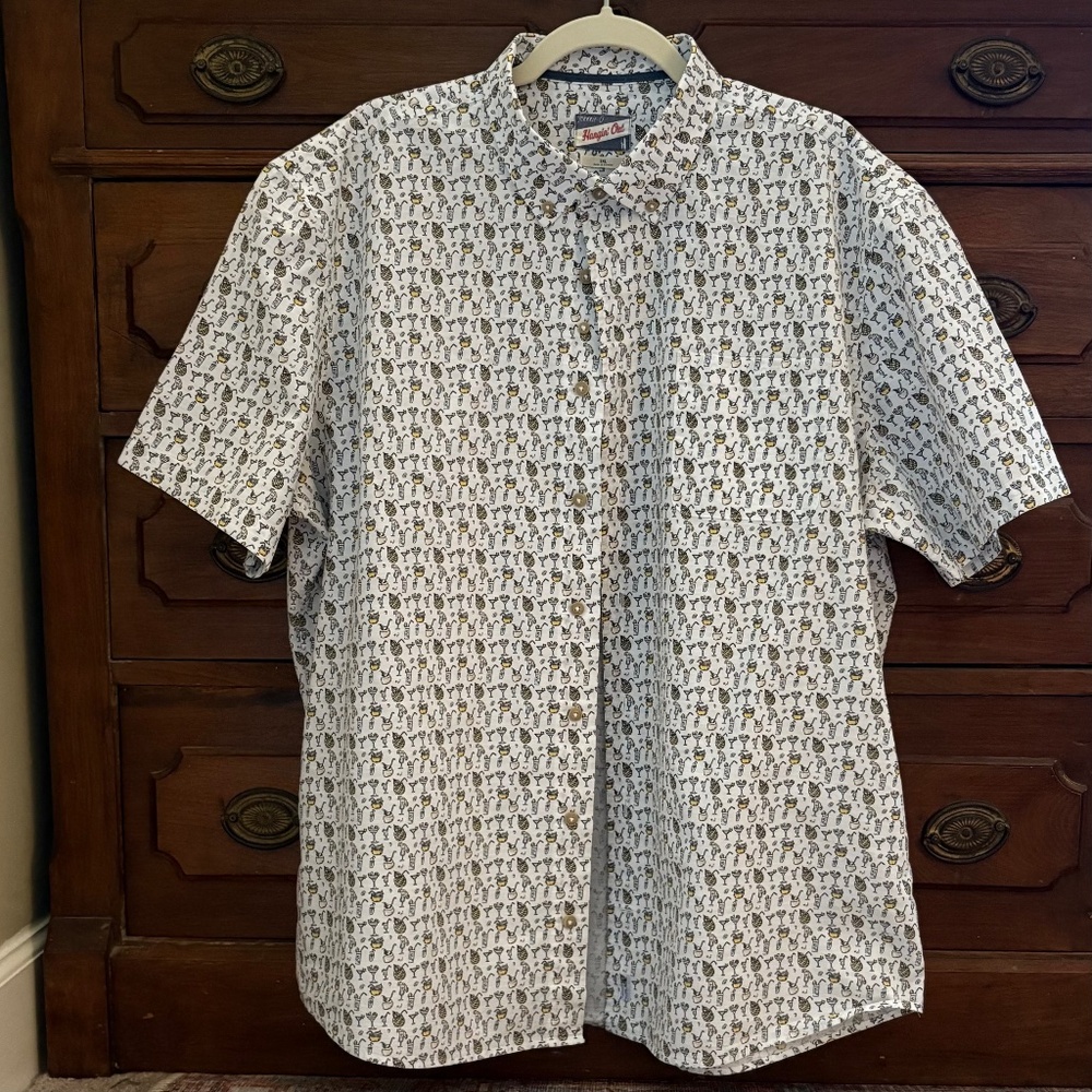 johnnie-O Men’s Barkley Hangin’ Out S/S Button Down Shirt 2XL